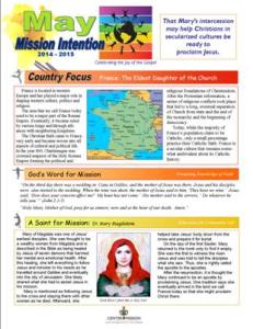 May Mission Intention - 2015