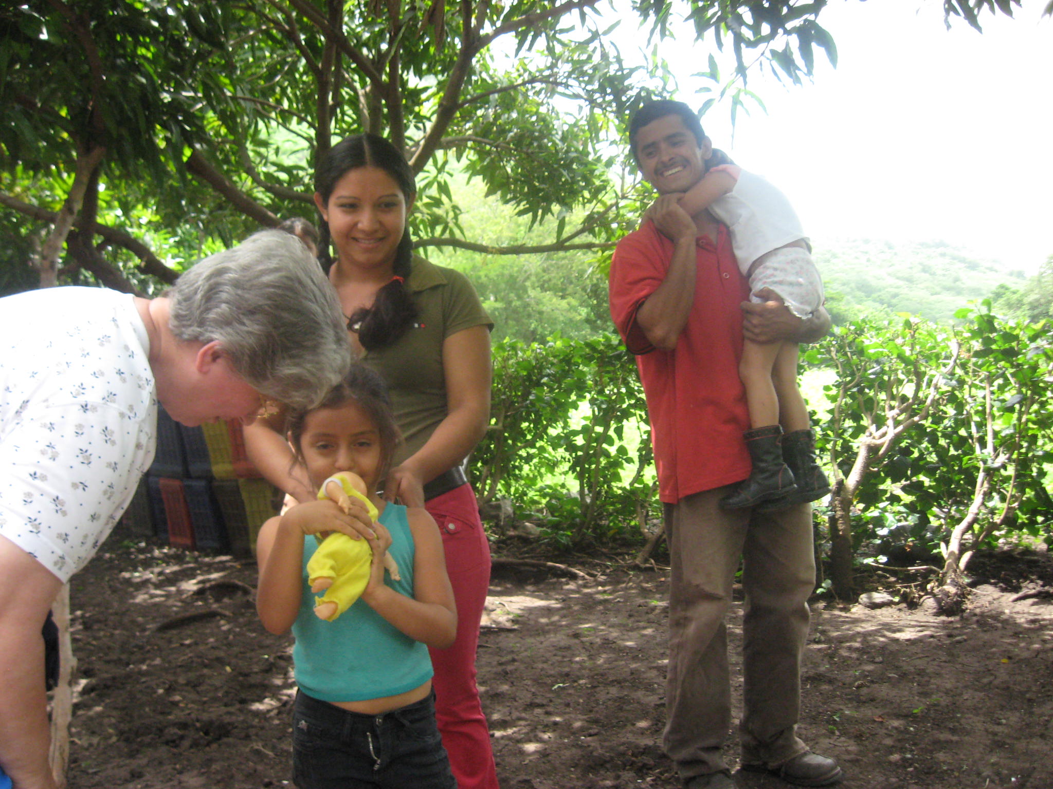 Nicaragua meeting fair trade farm family